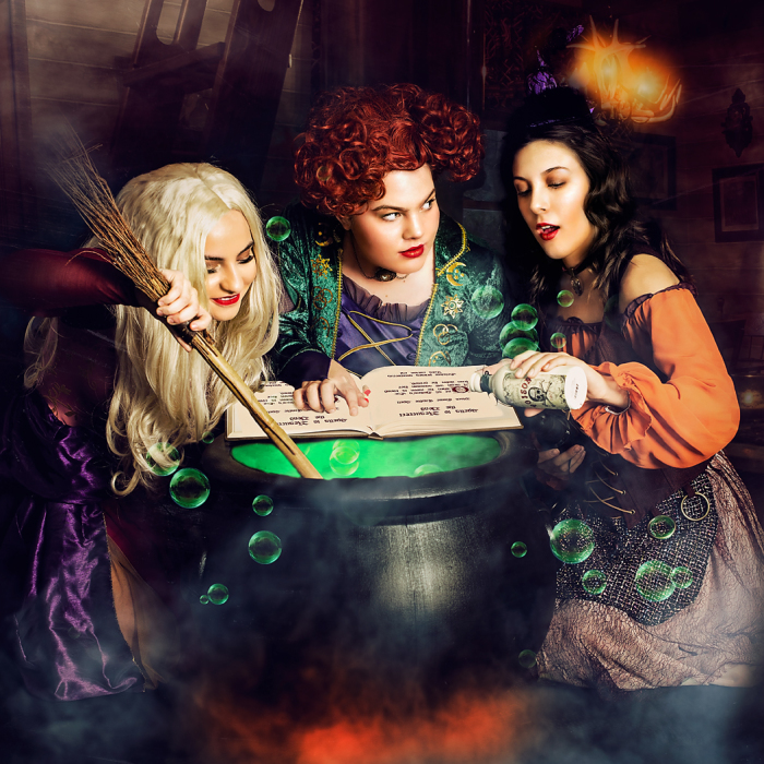 I Took 3 Of My High School Models And Did A Hocus Pocus Inspired Shoot
