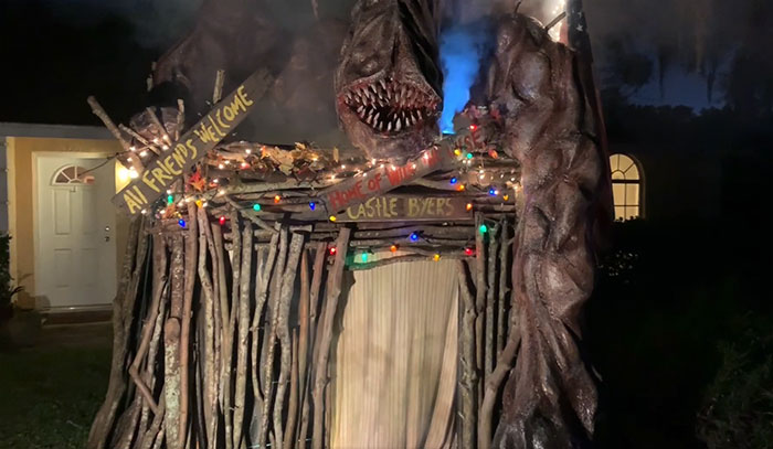 My Kids And I Made Castle Byers For Halloween Last Year. We Made Some Changes