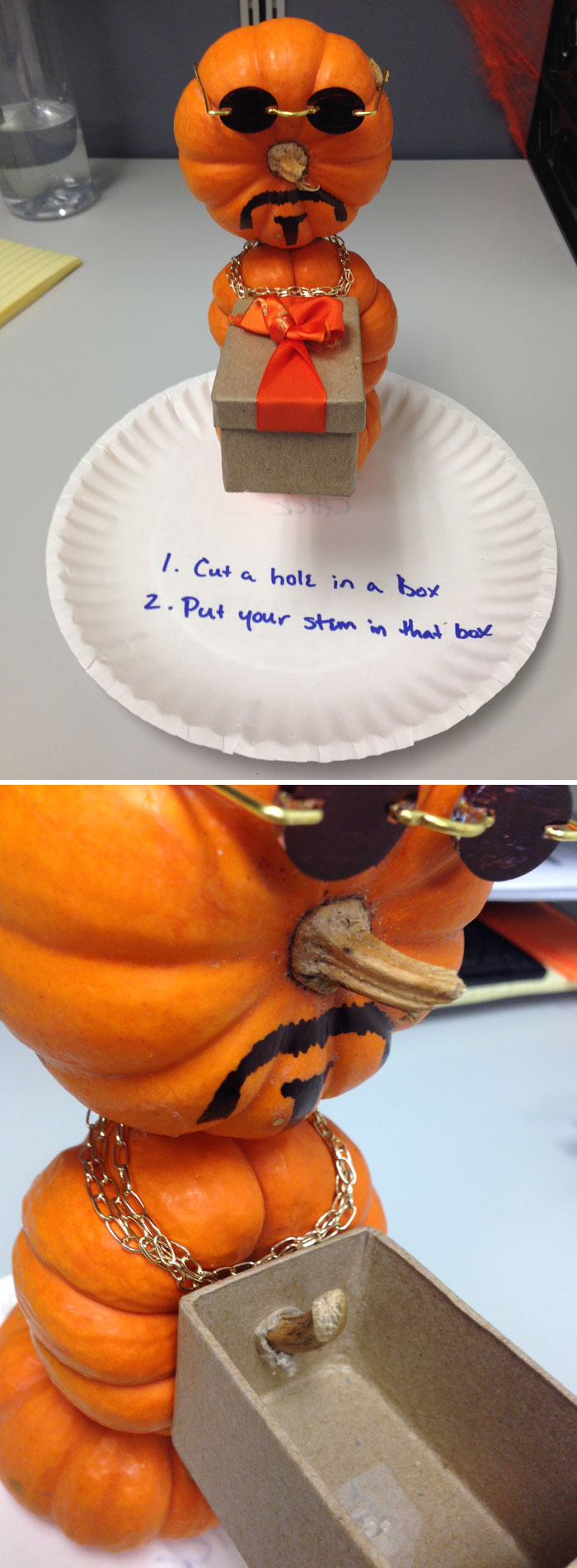 Proud Of My Submission For The Office Pumpkin Decorating Contest Today