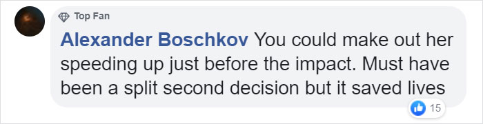 Woman Crashes Into Drunk Driver's Car, Preventing A Couple With Baby From Being Hit