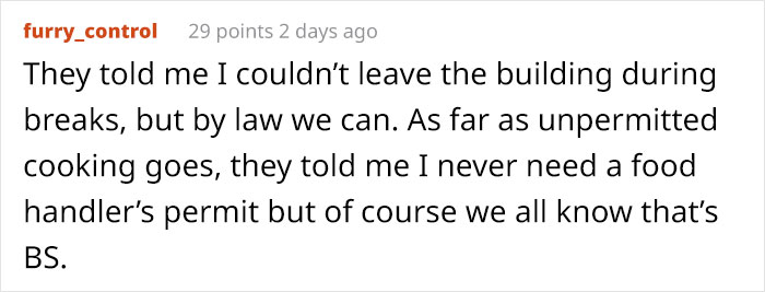 Person Gets Terminated While On Medical Leave, Takes Pics Of Violations In Restaurant And Shuts It Down Person Gets Terminated While On Medical Leave, Takes Pics Of Violations In Restaurant And Shuts It Down