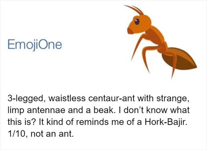 Entomologist Rates Ant Emojis Of Different Brands And Their Descriptions Are Hilarious Entomologist Rates Ant Emojis Of Different Brands And Their Descriptions Are Hilarious