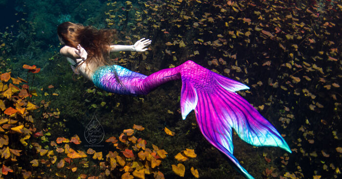 I Took Photos Of A Real Mermaid In An Enchanted Underwater Forest