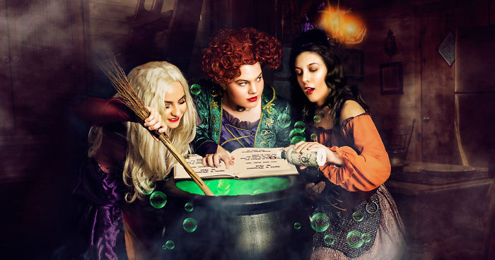 I Took 3 Of My High School Models And Did A Hocus Pocus Inspired Shoot