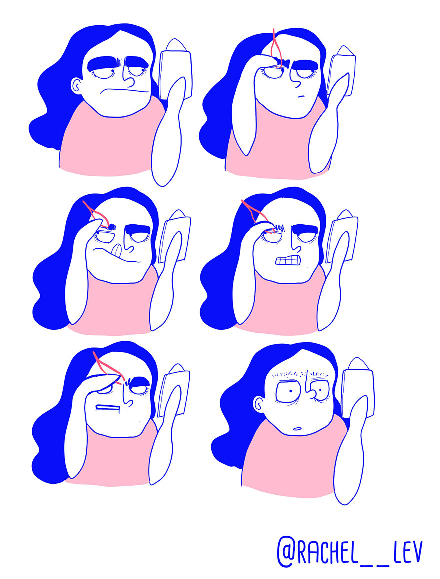 Funny Illustrations Of A Random Girl And Her Random Life - Struggling With Body Positivity !