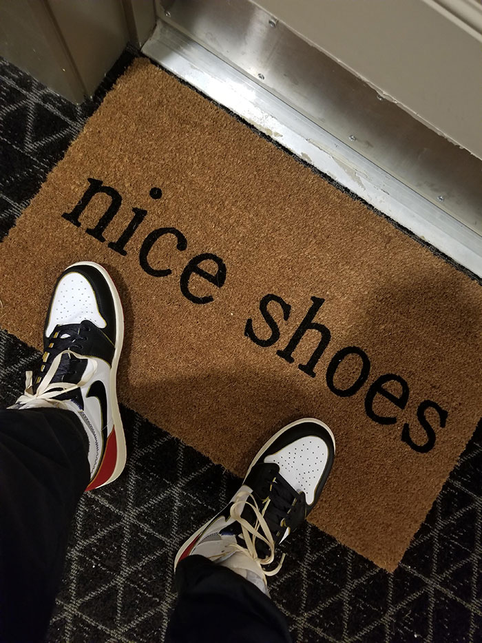 Thank You Doormat, I Thought So Too