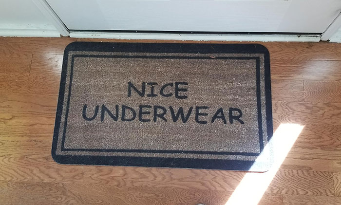 My Girlfriend's Front Door Mat