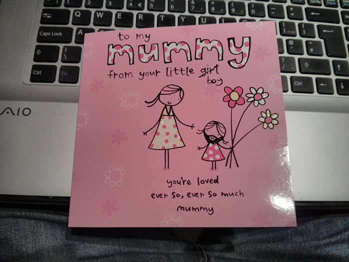 I'm A Near Thirty Year Old, Near 250 Lb, Very Hairy Man. The Shop Was Running Short On Cards Though. Close Enough?