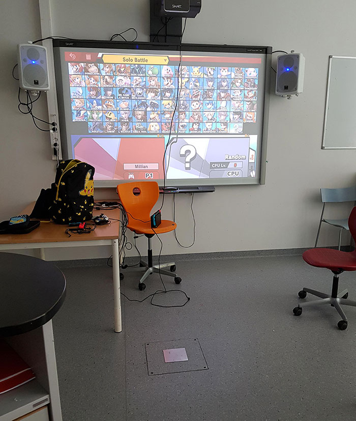 The Teacher Said Those Who Are Done With The Task Could Come To This Room