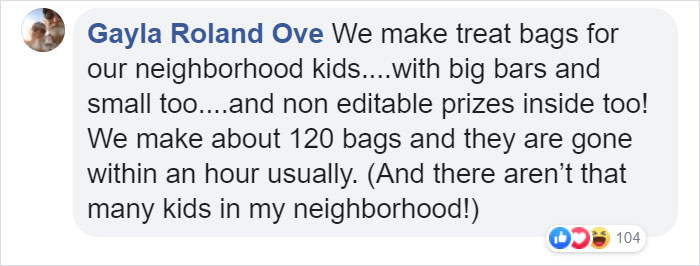 Woman Says She's Gonna 'Break The Law' And Give Candy To Kids On Halloween In A Powerful Post