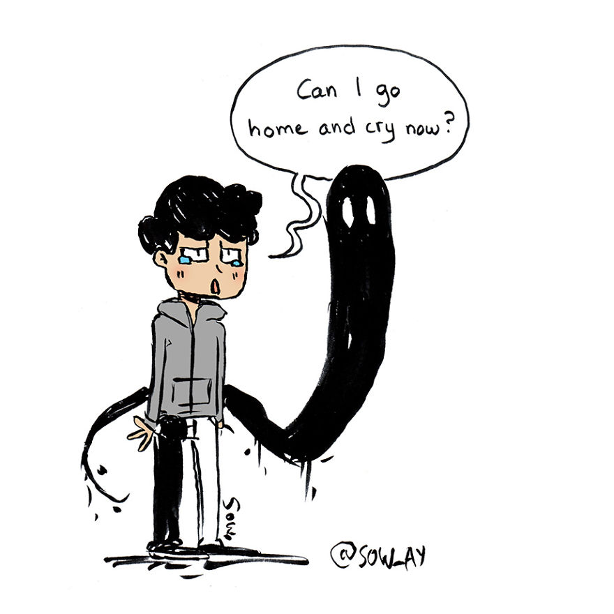 I Illustrate My Darkest Thoughts To Help People Understand What It’s Like To Suffer From Mental Illness (New Pics)