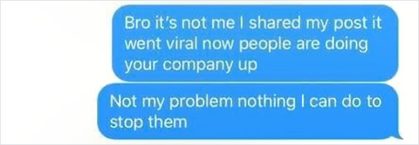 Employee Shares A Meme And Gets Fired Over It, So He Shares The Text Exchange With The Boss