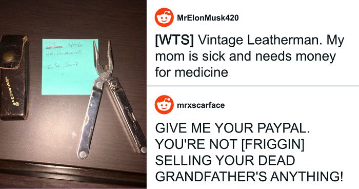 Guy Tries Selling His Grandfather’s Tools To Pay For Mom’s Cancer Treatment, People Don’t Let Him