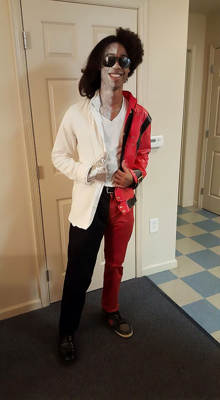 A Friend Made The Best Michael Jackson Costume I Have Ever Seen