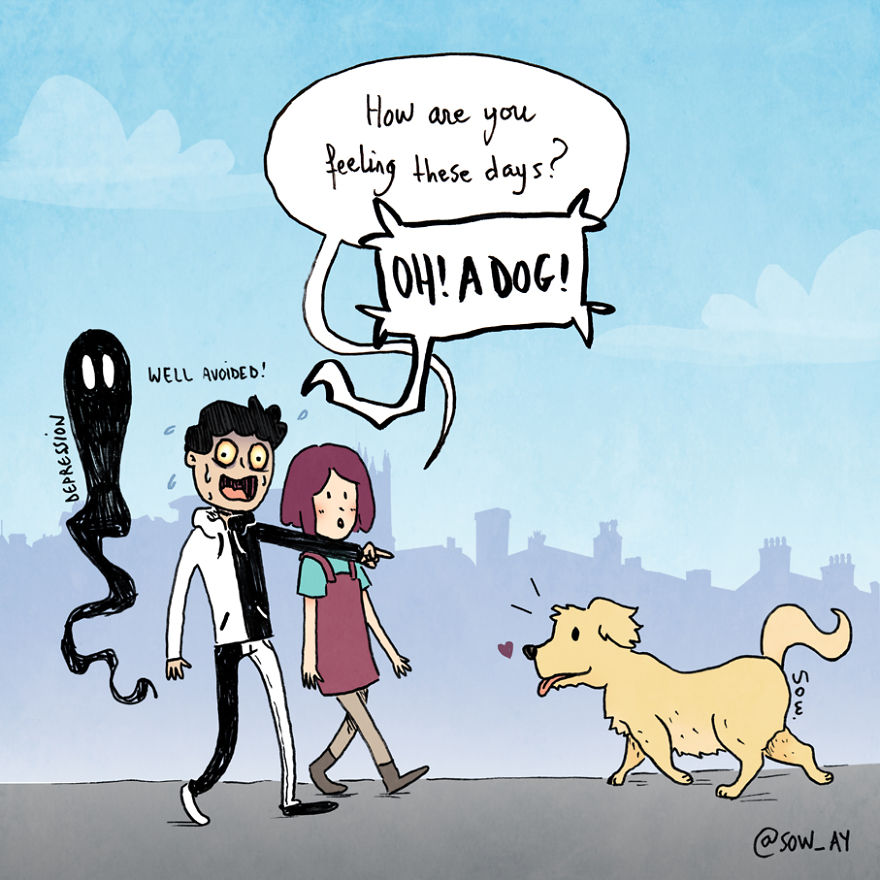 I Illustrate My Darkest Thoughts To Help People Understand What It’s Like To Suffer From Mental Illness (New Pics)