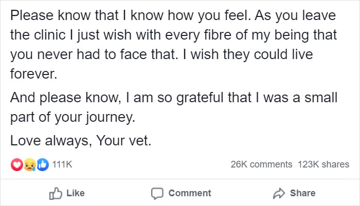 Heartbreaking Post On Euthanasia From A Vet That Has To Perform It Goes Viral Heartbreaking Post On Euthanasia From A Vet That Has To Perform It Goes Viral