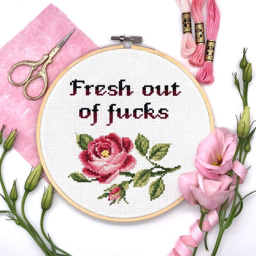 I Am A Cross Stitch Designer And You're Going To Love My Funny Designs