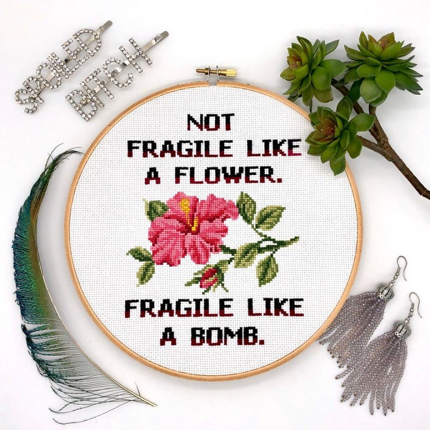I Am A Cross Stitch Designer And You're Going To Love My Funny Designs