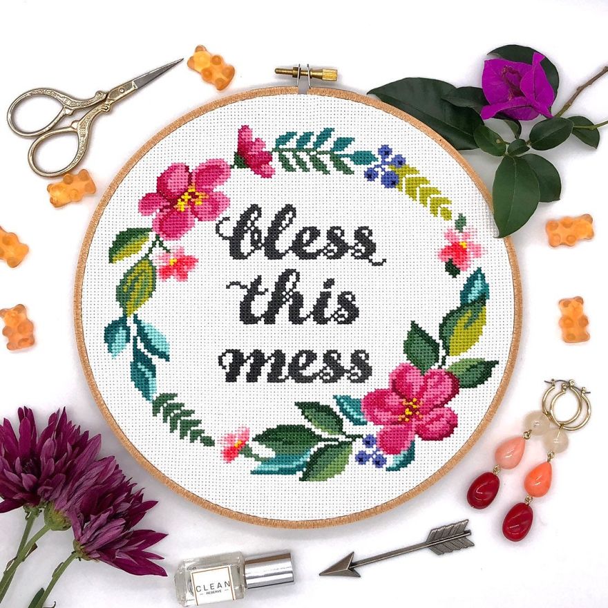I Am A Cross Stitch Designer And You're Going To Love My Funny Designs
