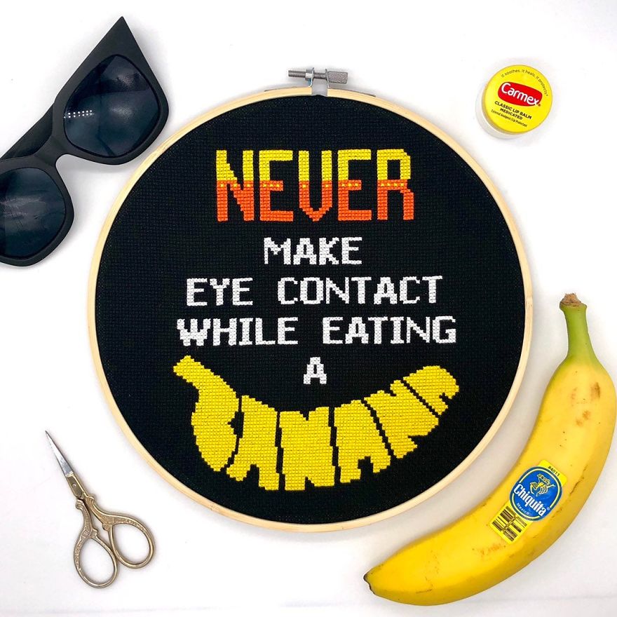 I Am A Cross Stitch Designer And You're Going To Love My Funny Designs