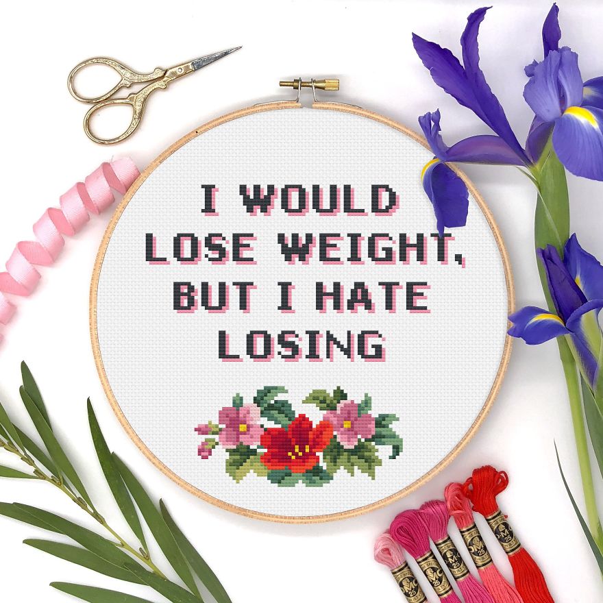 I Am A Cross Stitch Designer And You're Going To Love My Funny Designs