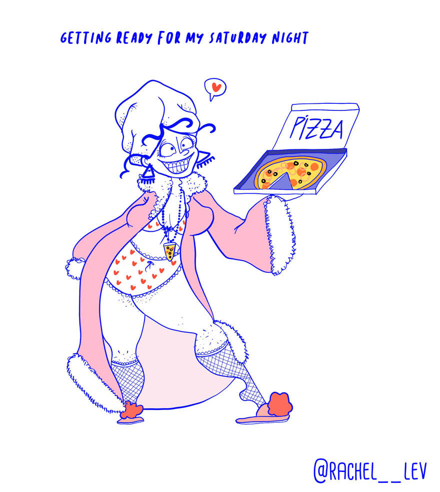 Funny Illustrations Of A Random Girl And Her Random Life - Struggling With Body Positivity !