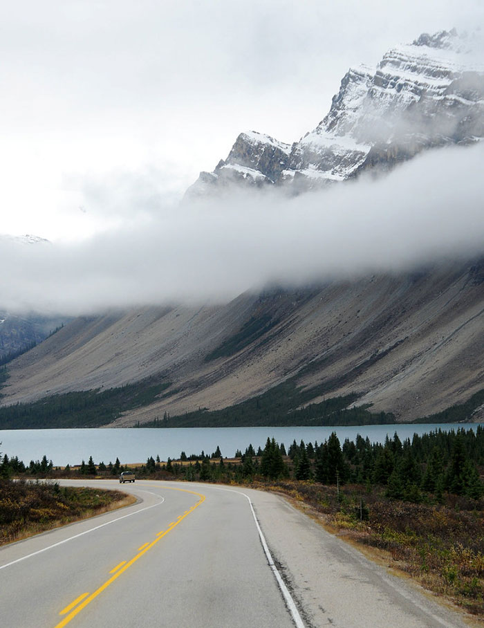 Waterfowl Lake In Banff National Park, Alberta / Canada