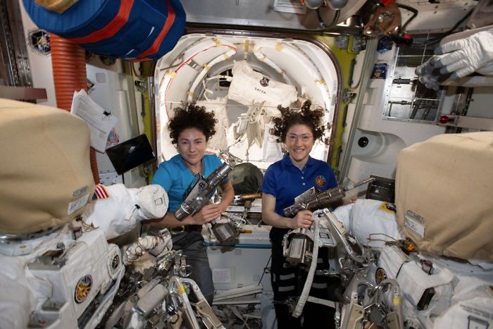 These Two Women Astronauts Made History By Doing The First-Ever All-Female Space Walk These Two Women Astronauts Made History By Doing The First-Ever All-Female Space Walk