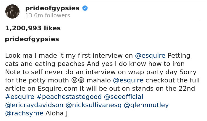 Jason Momoa's New Photos For A Magazine Are So Good They Got 1.2 Million Likes In Less Than 24 Hours Jason Momoa's New Photos For A Magazine Are So Good They Got 1.2 Million Likes In Less Than 24 Hours