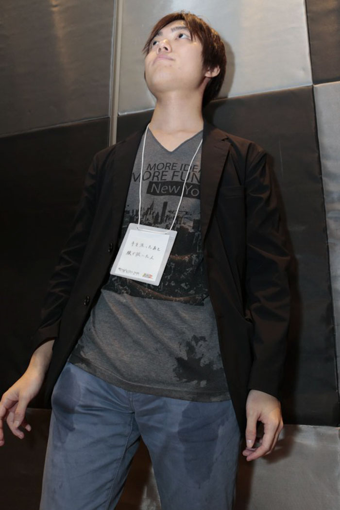 Person Who Wiped Their Hands On Their Clothes After Washing Their Hands