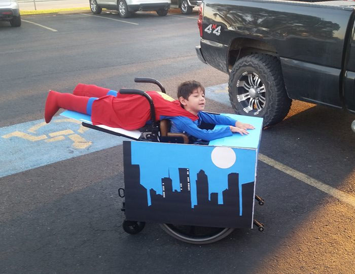 Wheelchair Superman Costume