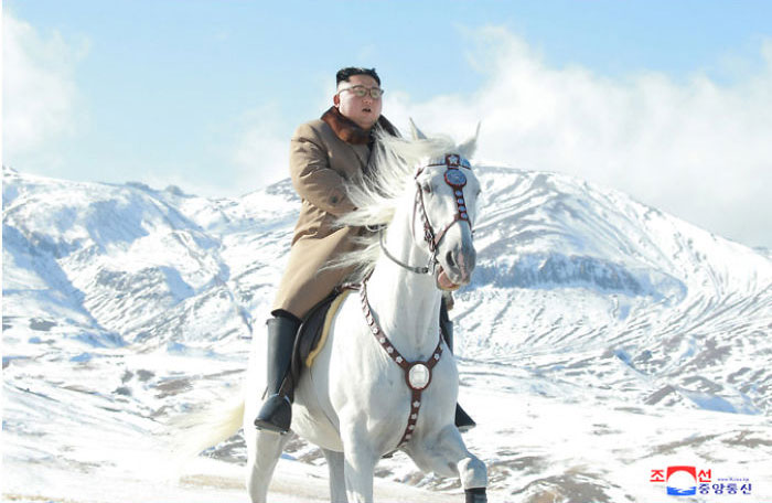People Are Laughing At How Cute Kim Jong-Un's Legs Look In His Latest Supposed-To-Be-Epic Photo Shoot
