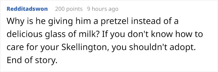 'He Was So Terrified When We Brought Him Home 2 Days Ago:' Man 'Rescues' An Abandoned Skeleton Decoration