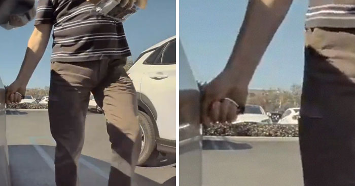 Guy Asks For Help On Twitter After Someone Keys His Tesla For No Reason And People Deliver