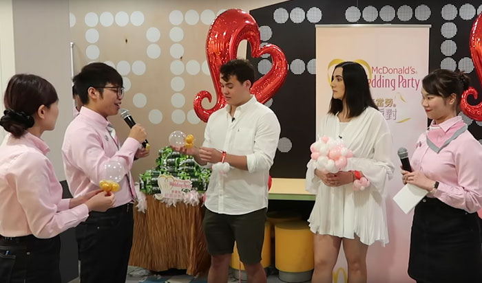 McDonald's In Hong Kong Offers Wedding Parties For Less Than $400 And This Couple Tried It Out McDonald's In Hong Kong Offers Wedding Parties For Less Than $400 And This Couple Tried It Out