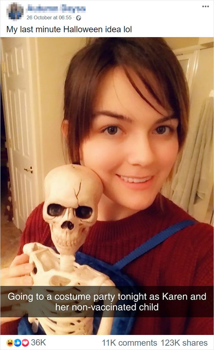 Anti-Vaxxer Mocks Measles With Her Halloween Costume, Gets Shut Down By A Comment From A Medical Professional Anti-Vaxxer Mocks Measles With Her Halloween Costume, Gets Shut Down By A Comment From A Medical Professional