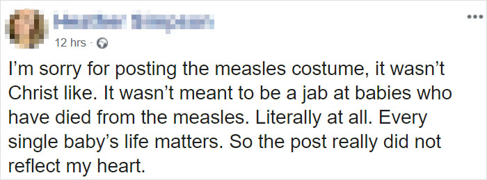 Anti-Vaxxer Mocks Measles With Her Halloween Costume, Gets Shut Down By A Comment From A Medical Professional Anti-Vaxxer Mocks Measles With Her Halloween Costume, Gets Shut Down By A Comment From A Medical Professional