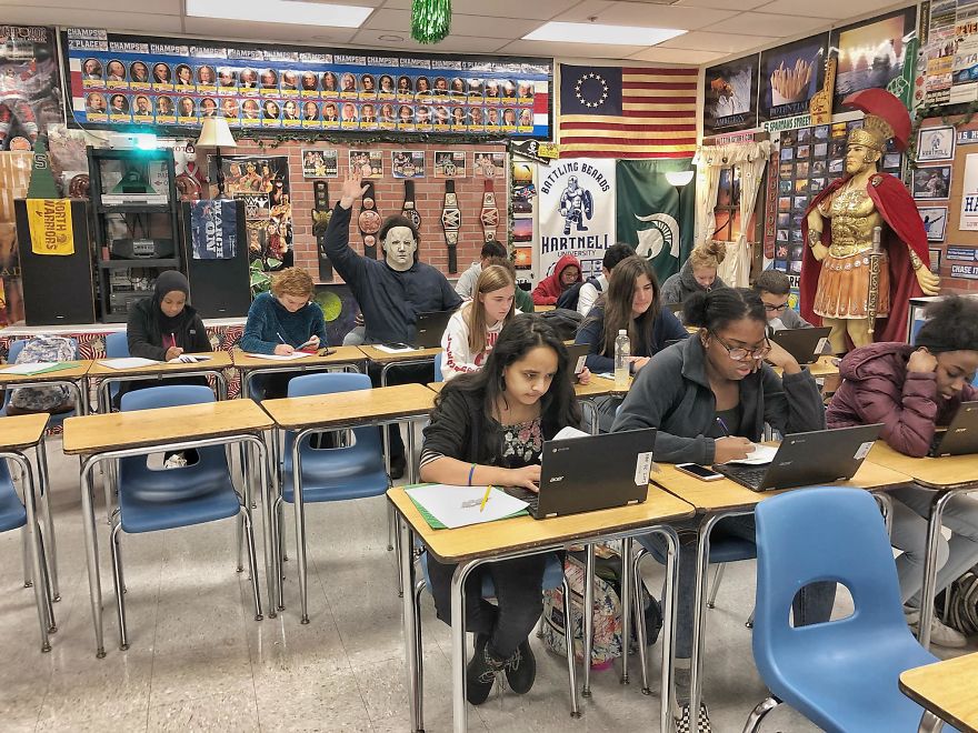 Now You’re Catching On, Michael! All You Have To Do Is Raise Your Hand!