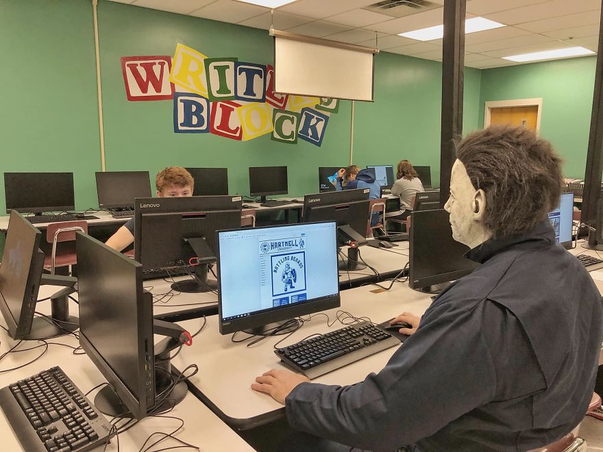 Basic Keyboarding Skills Will Come With Time, Michael. Unfortunately, You Didn’t Turn In Your “Student Internet” Form. We’ll Need You To Log Off And Return To Your Study Hall.