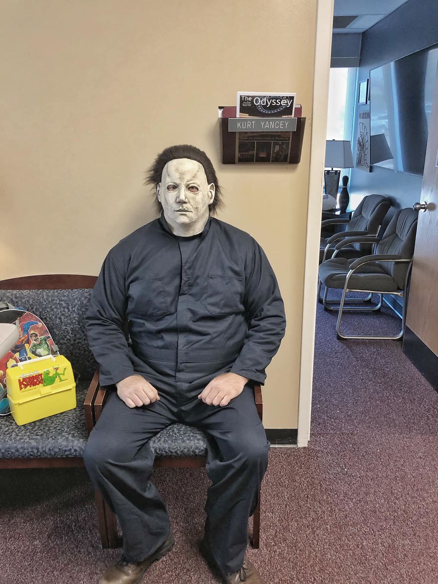 It’s Never A Good Sign To Be Outside The Principal’s Office On Day 1, Michael! Just Stay Calm And Explain Your Side Of The Story. You Can Call Your Sister And See If She Can Pick You Up After School If The Meeting Runs Late... Oooooooh... Right... Sister...