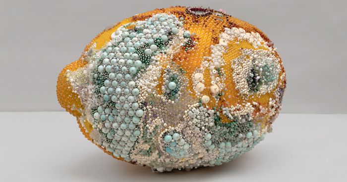 These Moldy Fruits Are Actually Sculptures Made Of Gemstones