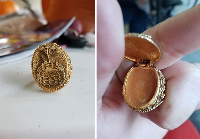 Found This Awesome Unicorn Perfume Ring For $1 Yesterday. It Definitely Came Home