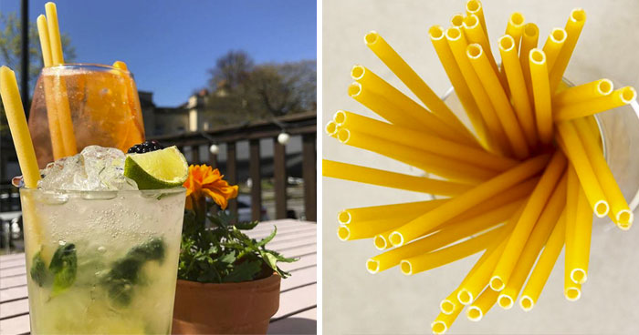 Bars In Italy Are Starting To Use Pasta Straws To Reduce Plastic Waste