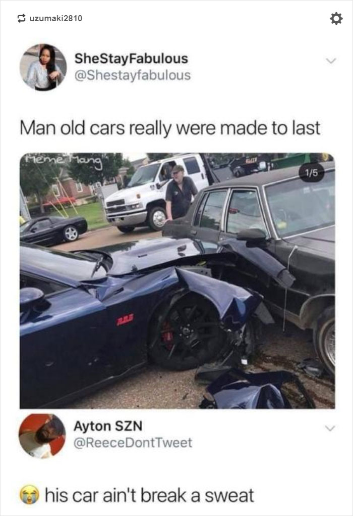 Argument That 'Old Steel Cars Were Better' Gets Shut Down With Simple Physics