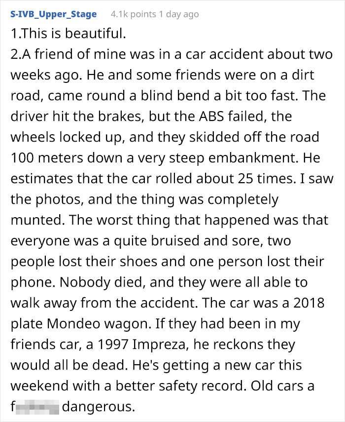 Argument That 'Old Steel Cars Were Better' Gets Shut Down With Simple Physics Argument That 'Old Steel Cars Were Better' Gets Shut Down With Simple Physics