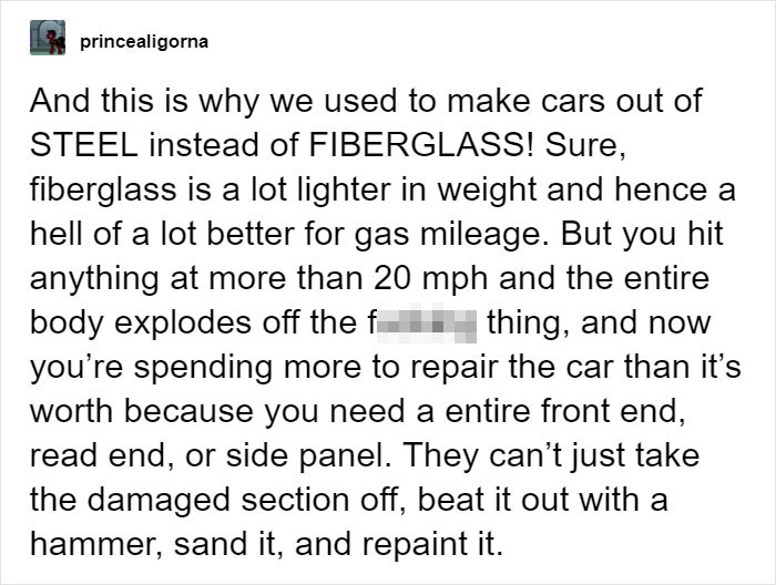 Argument That 'Old Steel Cars Were Better' Gets Shut Down With Simple Physics Argument That 'Old Steel Cars Were Better' Gets Shut Down With Simple Physics