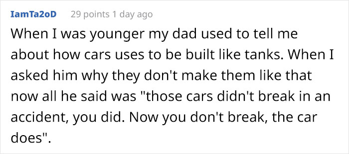 Argument That 'Old Steel Cars Were Better' Gets Shut Down With Simple Physics