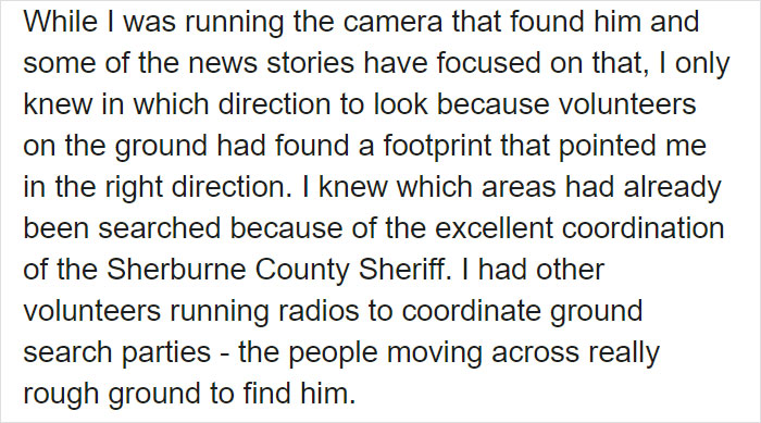 Photographer Finds Missing 6-Year-Old Using A Drone With A Thermal Camera Photographer Finds Missing 6-Year-Old Using A Drone With A Thermal Camera
