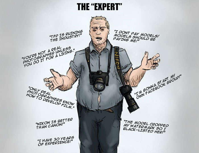 Artist Illustrates Stereotypical Male And Female Photographers And People Are Saying It’s Spot On