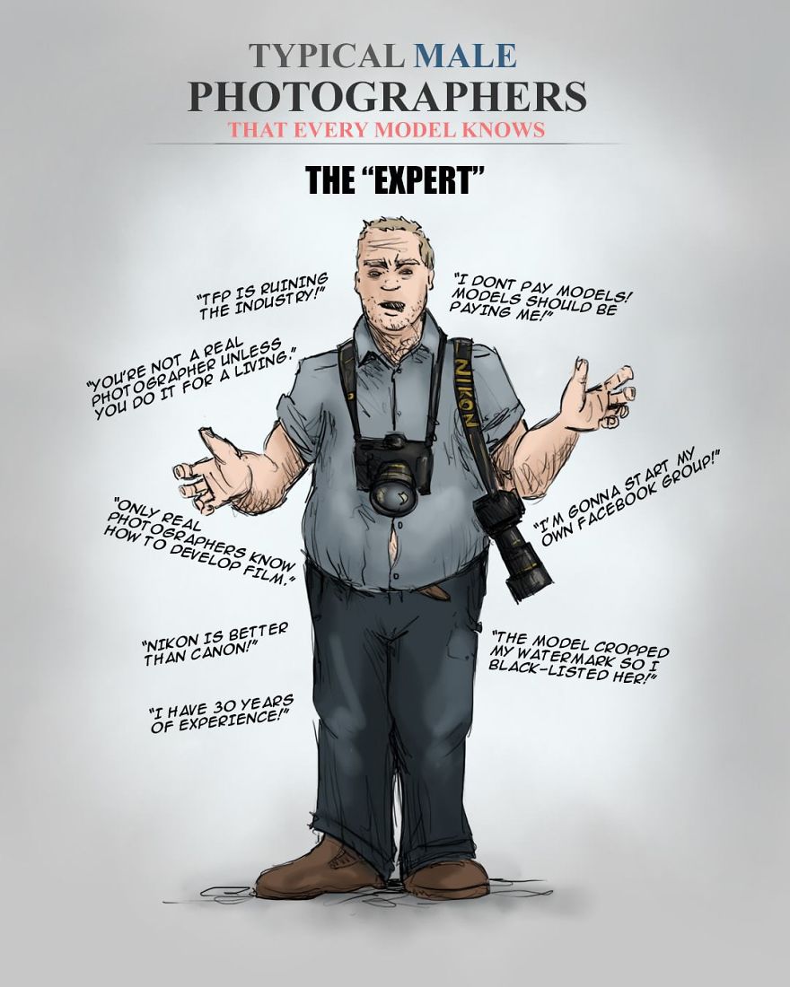 Photographer-Stereotypes-Illustrations-Pixelcrush